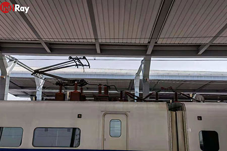 鉄道輸送を支援する鉄道パンタグラフOCSシステム監視における熱カメラの応用