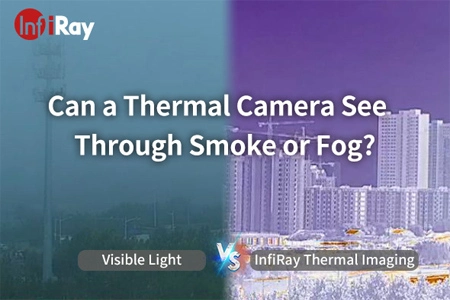 熱カメラは煙や霧を通して見ることができます